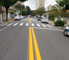 Secretaria de Transporte e Mobilidade Urbana reforça sinalização de solo