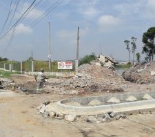 Obra do prolongamento da rua Sete de Setembro terá continuidade na próxima semana