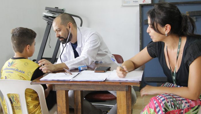 Profissionais de saúde participam de atividades do Projeto Tigrinho