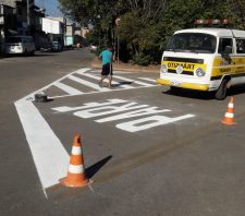 Sinalização de trânsito é reforçada no Jardim Europa e no Jardim Alterópolis