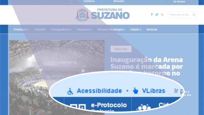 Site da Prefeitura de Suzano já está 100% acessível