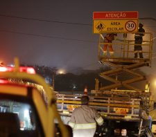 Transporte inicia serviços para reforço de sinalização de trânsito em 23 vias de Suzano
