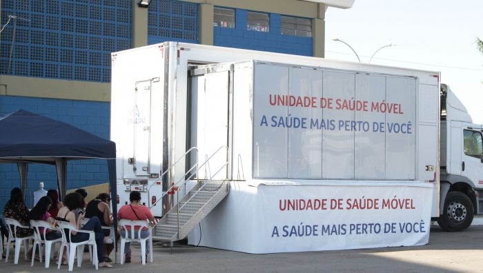 Carreta realiza cem exames de ultrassom por dia no Parque Max Feffer