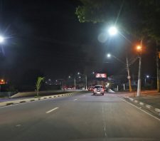Mais de 1,6 mil pontos de iluminação pública recebem lâmpadas de LED