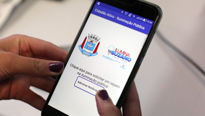 Aplicativo permite solicitação rápida para troca de lâmpadas e manutenção