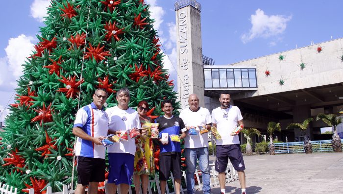 Fundo Social recebe alimentos arrecadados em eventos esportivos