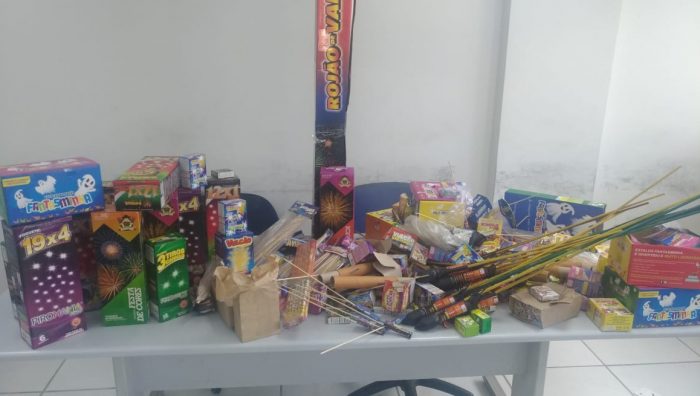 Prefeitura de Suzano fiscaliza venda de fogos de artifício