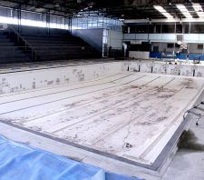 Piscina do Ginásio Paulo Portela passa por revitalização