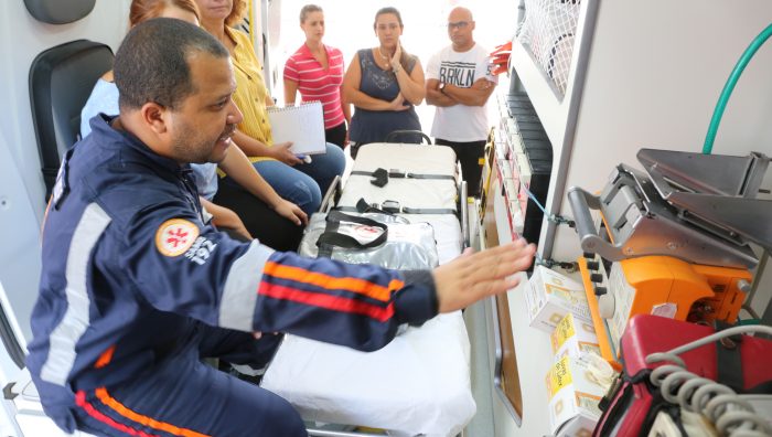 Samu capacita funcionários do Suzano Skate Park e do Viveiro Municipal