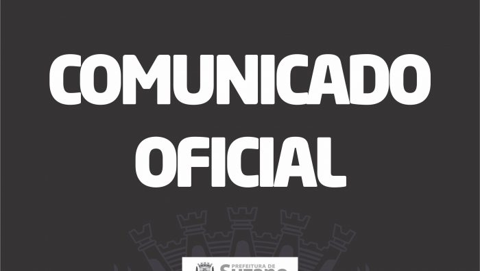 COMUNICADO: LUTO OFICIAL