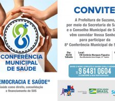 Suzano realiza 8ª Conferência Municipal de Saúde