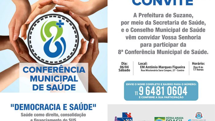 Suzano realiza 8ª Conferência Municipal de Saúde