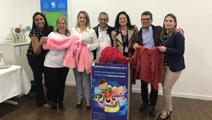 Fundo Social participa do lançamento da campanha do agasalho da Sabesp