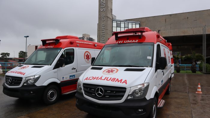 Samu de Suzano recebe duas novas ambulâncias do governo federal