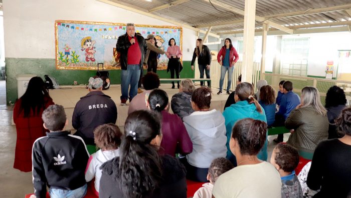Escola municipal de Palmeiras recebe o projeto ‘Educando Pelo Esporte’