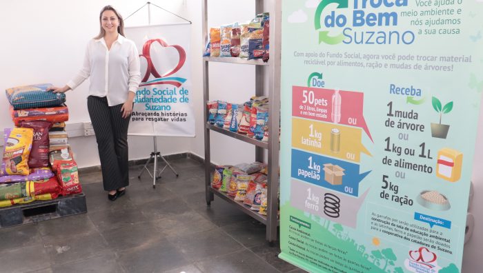 Fundo Social de Solidariedade de Suzano lança projeto Troca do Bem
