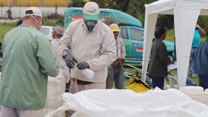 Ação especial coleta 315 kg de embalagens de defensivos agrícolas em Palmeiras
