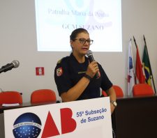 Patrulha Maria da Penha é destaque em palestra da OAB