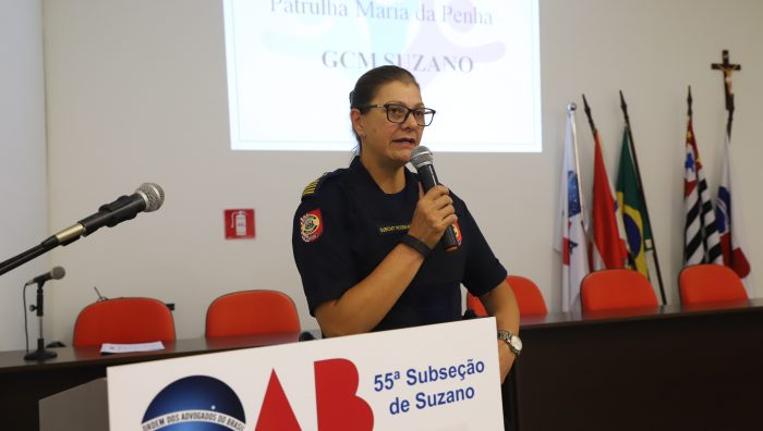 Patrulha Maria da Penha é destaque em palestra da OAB