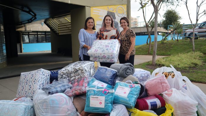 Fundo Social recebe doações de alimentos e cobertores