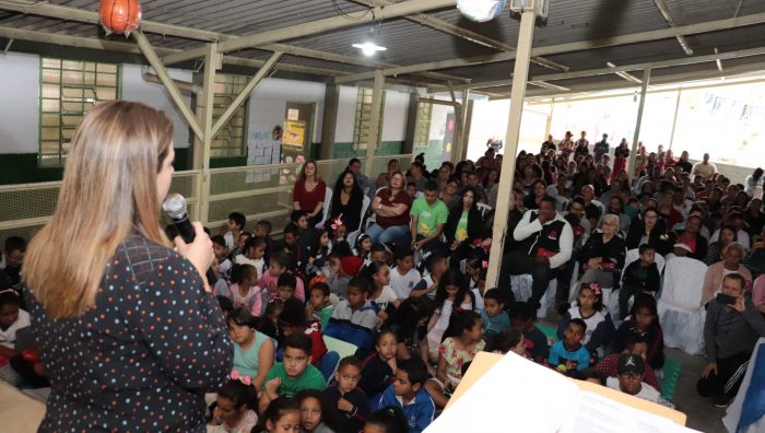 Escola municipal de Palmeiras dá início oficial ao projeto ‘Educando Pelo Esporte’