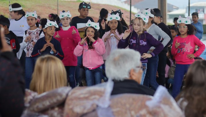 Escola cria projeto para doar ração a animais da comunidade local