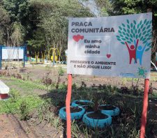 Jardim Monte Cristo ganha praça comunitária