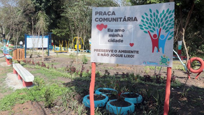 Jardim Monte Cristo ganha praça comunitária