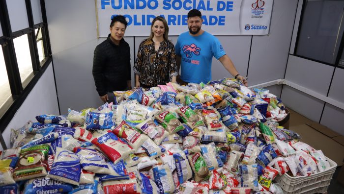 Fundo Social de Suzano recebe três toneladas de alimentos