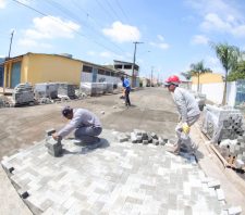 Parque Palmeiras começa a receber obra de pavimentação