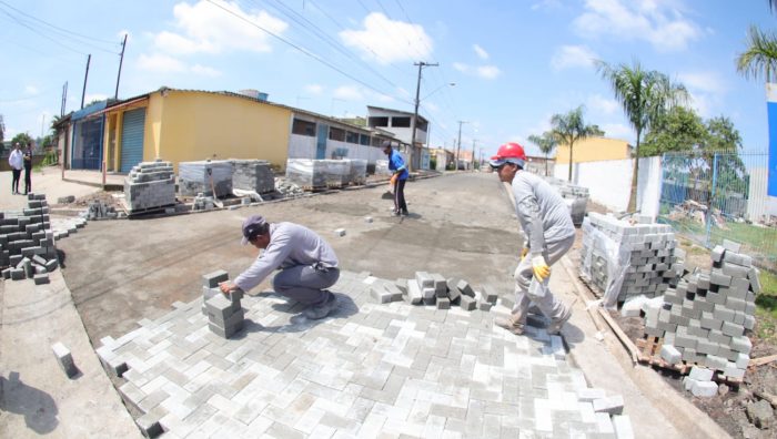 Parque Palmeiras começa a receber obra de pavimentação
