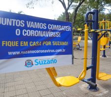 Academias ao ar livre são interditadas em Suzano