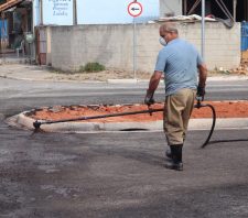 Rua do Miguel Badra passa por obra de recapeamento