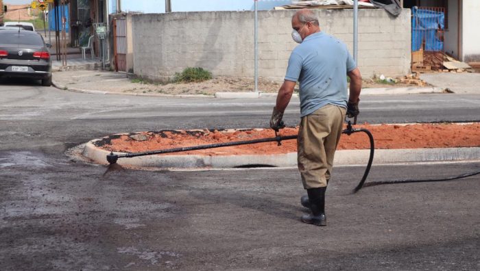 Rua do Miguel Badra passa por obra de recapeamento