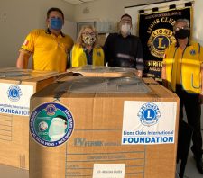 Suzano recebe 500 novas máscaras Face Shield do Lions Club
