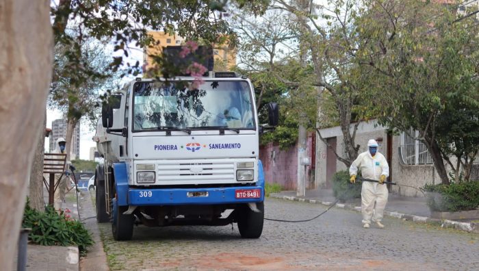 Serviço de desinfecção alcança todos os bairros de Suzano