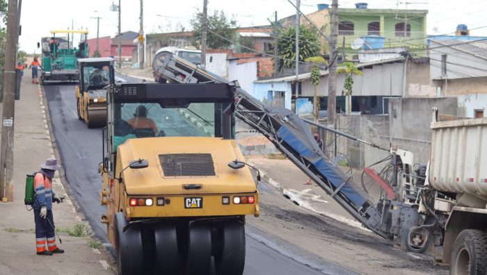 Vila Rica e Vila Real passam por obras de revitalização viária