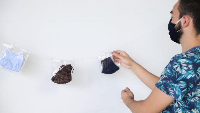 Nova edição do projeto ‘Varal do Bem’ oferece máscaras em troca de alimentos