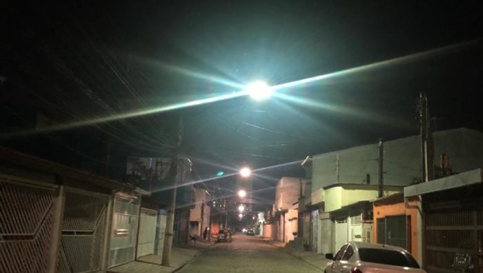 Jardim Nena ganha nova iluminação pública