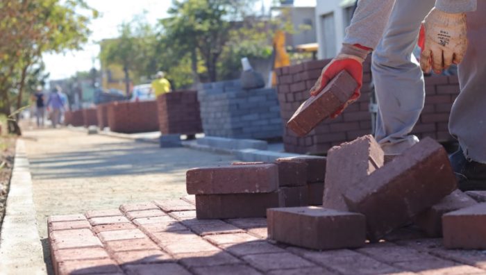 Obra de pista de caminhada e ciclofaixa no Miguel Badra está 40% pronta e segue até agosto