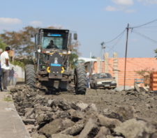 Vias públicas do Jardim Graziela começam a receber novo asfalto