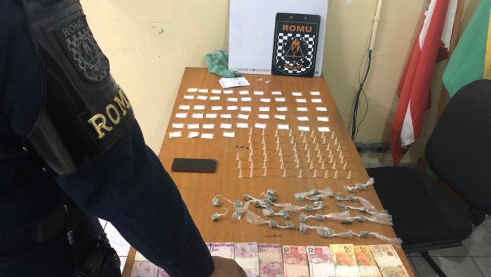 GCM detém três acusados de tráfico de drogas na Vila Fátima