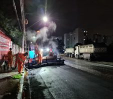 Obras de pavimentação na Armando Salles seguem até março