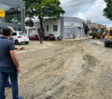 Obra de revitalização da rua Antônio Renzi Primo entra na reta final