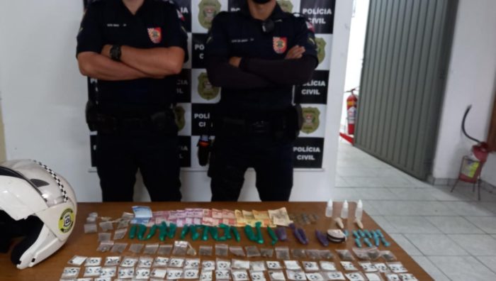 GCM de Suzano recupera moto roubada e combate tráfico de drogas