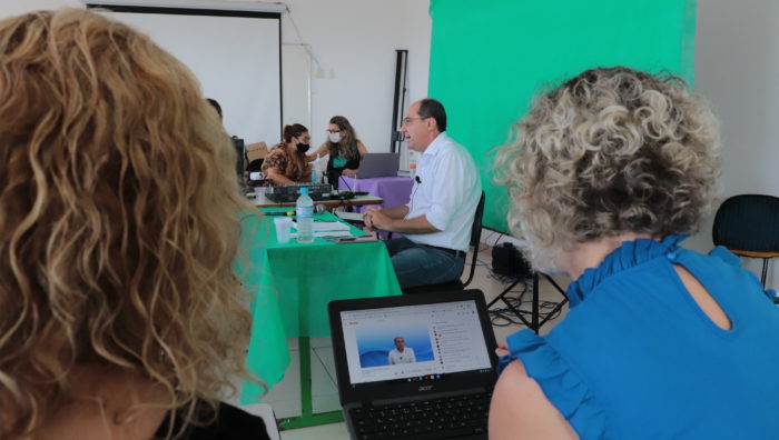 Professores participam de acolhimento on-line com a Saúde