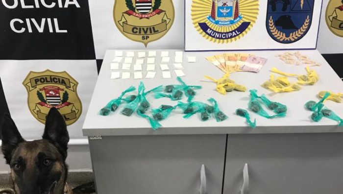 GCM detém acusado de tráfico de drogas e impede roubo no fim de semana