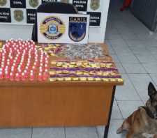 GCM combate tráfico de drogas e apreende moto adulterada
