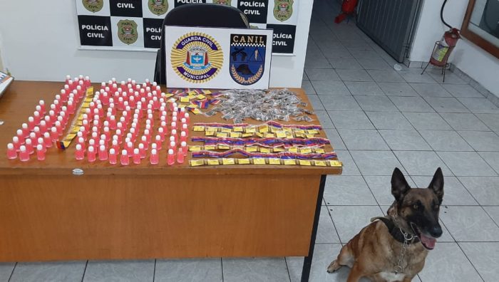 GCM combate tráfico de drogas e apreende moto adulterada
