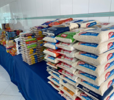 Fundo Social de Solidariedade recebe 1,5 tonelada de alimentos